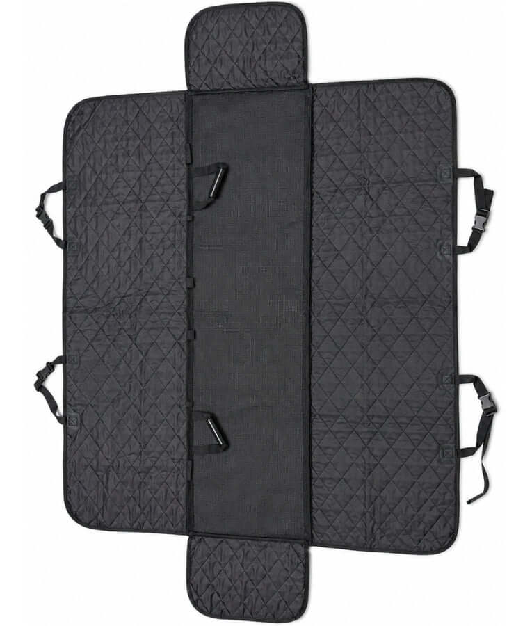 Car Seat Cover, Quilted Hammock Design With Velcro Seatbelt Openings, For Dogs - 140 x 45cm