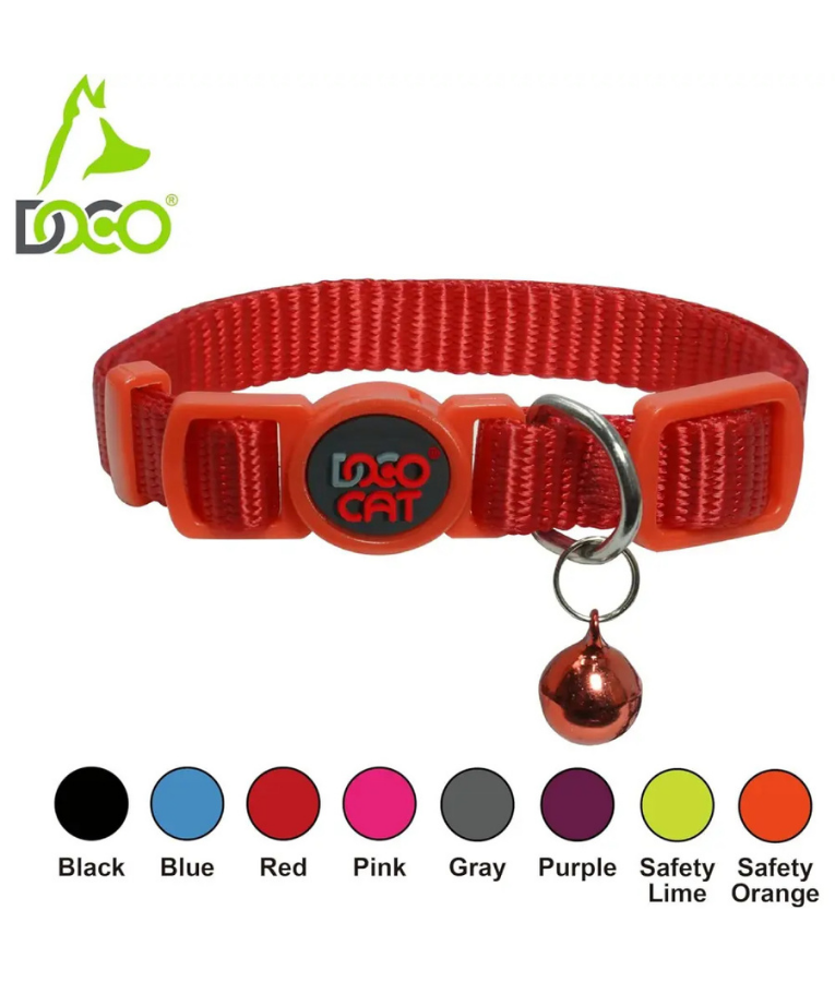 Doco - Signature Cat Collar Black
