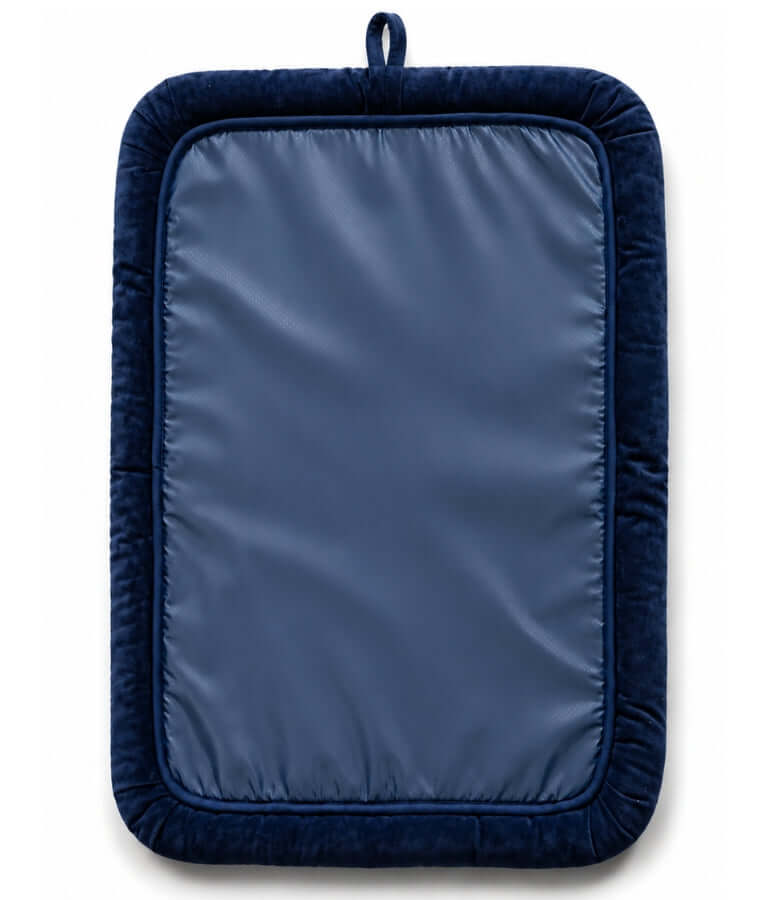King Queen - Ribbed Pet Mattress, Removable Washable Cover, Dog & Cat Bed - S, M