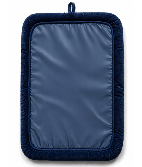 King Queen - Ribbed Pet Mattress, Removable Washable Cover, Dog & Cat Bed - S, M