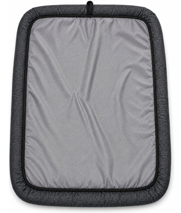 King Queen - Paw Prints Ribbed Dog Mat, Durable Everyday Lounging Bed - 95 × 80 × 7 cm