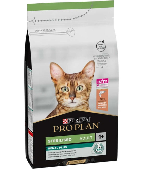 Pro Plan - Renal Plus With Salmon, Sterilised Adult Dry Cat Food