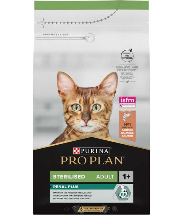 Pro Plan - Renal Plus With Salmon, Sterilised Adult Dry Cat Food