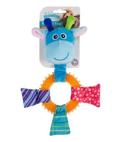Pawise- Puppy Toy Giraffe ring
