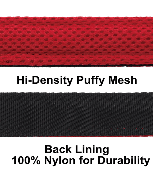 Doco Puffy Mesh Leash 120cm Red