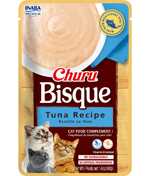 Inaba - Bisque - Tuna Recipe Cat Food Complement Food Topper 40g