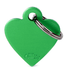 my family ID Tag – Basic Aluminum Heart