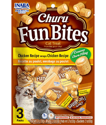 Inaba - Churu Fun Bites Chicken Recipe Wraps Chicken Recipe 3 Packs 60g