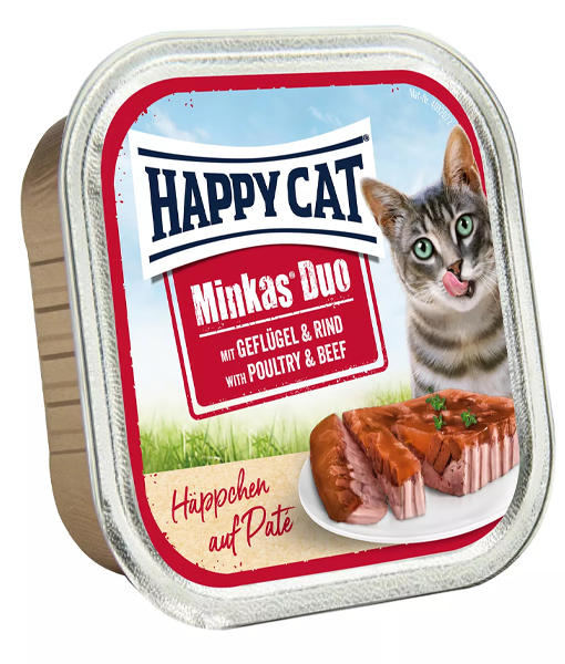 Happy Cat Minkas Duo Poultry & Beef 100g Happy Cat