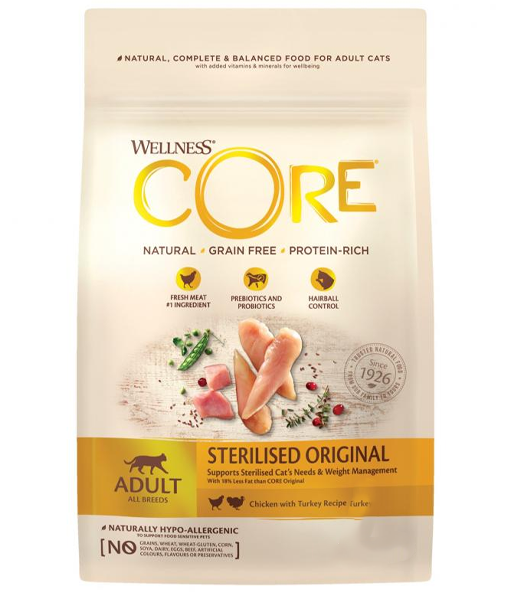 Wellness Core - Sterilized Chicken & Turkey 1.75kg Wellness