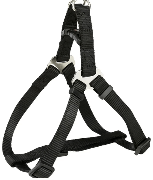 Trixie Premium One Touch Black Harness For Dogs Trixie
