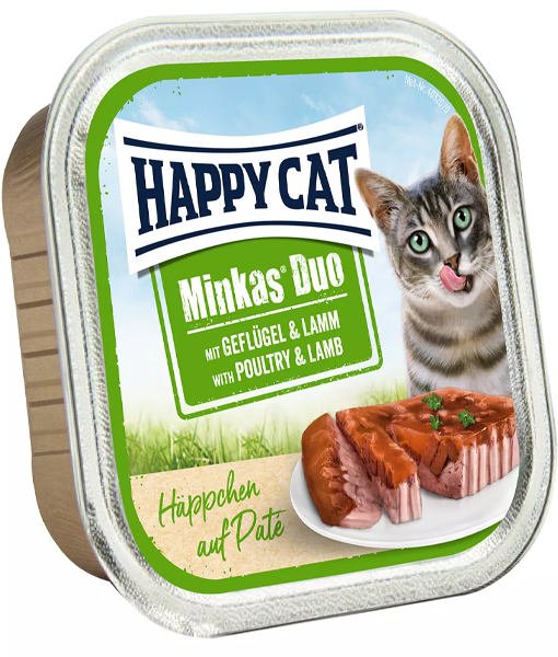 Happy Cat Minkas Duo Poultry and Lamb 100g Happy Cat