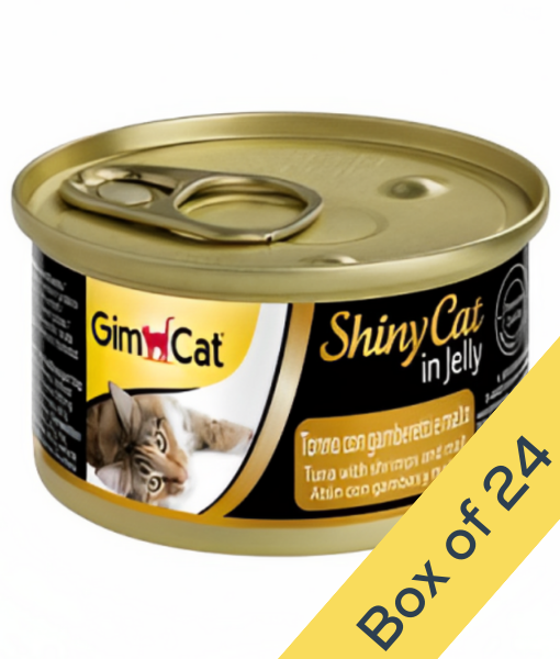 GimCat ShinyCat In Jelly Tuna & Shrimps & Malt 70g