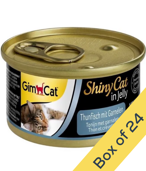 GimCat ShinyCat In Jelly Tuna & Shrimps 70g
