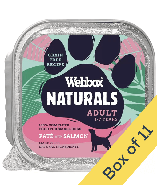 Webbox Natural - Adult Salmon Pate Wet Dog Food 150G Webbox