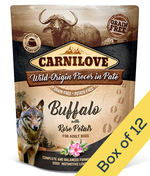 Carnilove - Buffalo with Rose Petals (Wet Pouch) 300g Carnilove