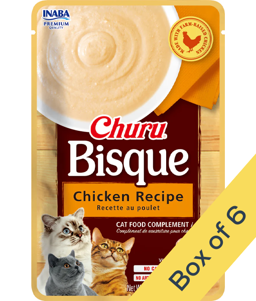 Inaba - Bisque - Chicken Recipe Cat Food Complement Food Topper 40g Inaba