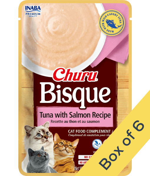 Inaba - Bisque - Tuna With Salmon Cat Food Complement Food Topper 40g