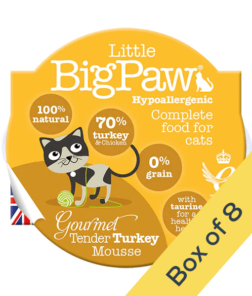Little Big Paw - Gourmet Tender Turkey Mousse For Cats 85g