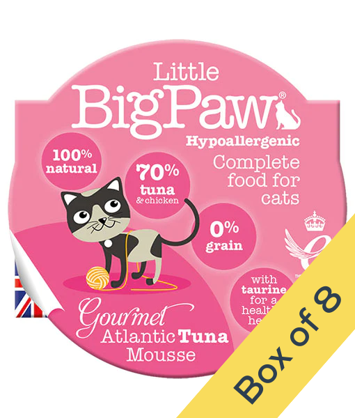 Little Big Paws - Gourmet Atlantic Tuna Mousse For Cats (85g) Little Big Paw