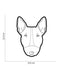 my family ID Tag - Brindle and White Bull Terrier