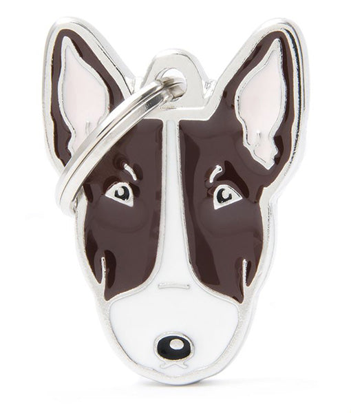 ID Tag - Brindle and White Bull Terrier ID Tags