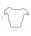 ID Tag - Red & White Pitbull