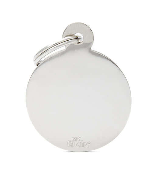 ID Tag - Basic Aluminum Circle