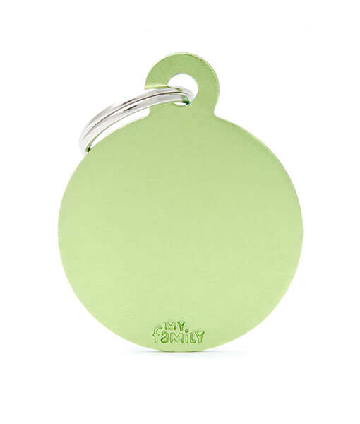 ID Tag - Basic Aluminum Circle