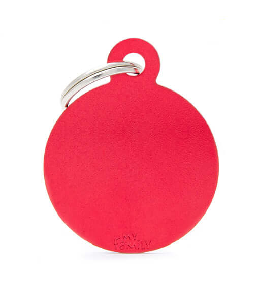 ID Tag - Basic Aluminum Circle