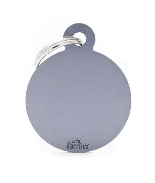 ID Tag - Basic Aluminum Circle
