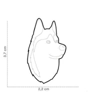 ID Tag - Red & White Husky