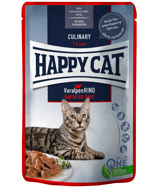 Happy Cat - Culinary Bavarian Beef Wet Food 85g Happy Cat