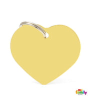ID Tag – Basic Aluminum Heart