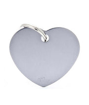 ID Tag – Basic Aluminum Heart