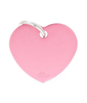 ID Tag – Basic Aluminum Heart