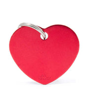 ID Tag – Basic Aluminum Heart
