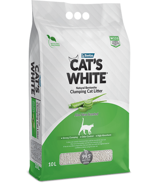 Cat’s White Aloe Vera Scented Clumping Cat Litter