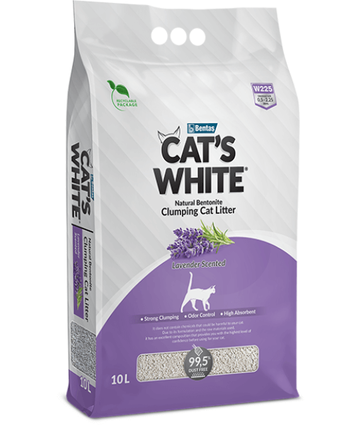 Cat’s White Lavender Scented Clumping Cat Litter