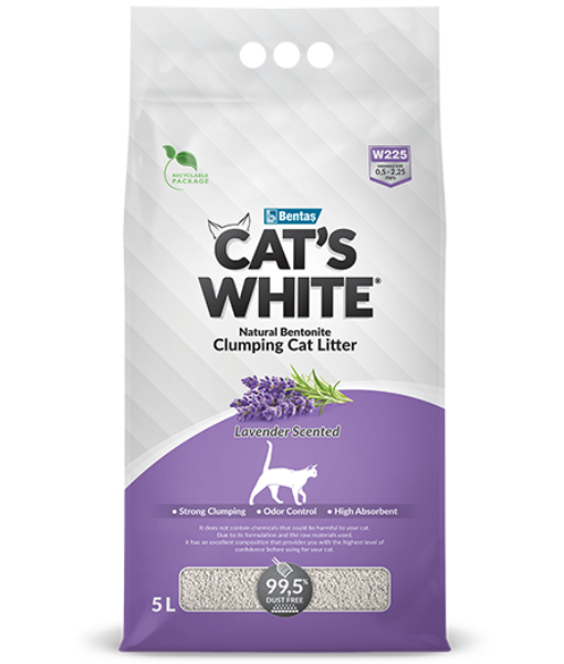 Cat’s White Lavender Scented Clumping Cat Litter