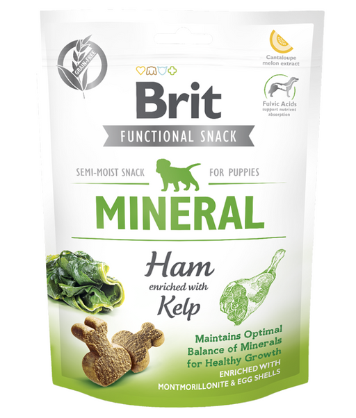 Brit Care Dog Functional Snack Mineral Ham for Puppies 150g Brit Care