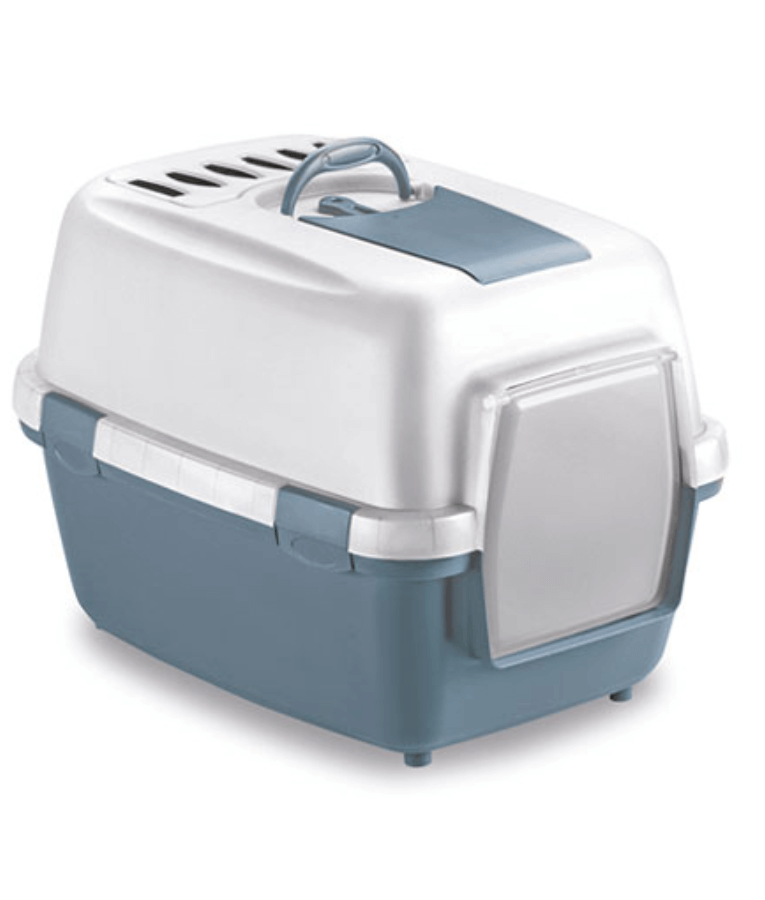 Stefanplast - Wiva Cat - Steel Blue 55x40x40h cm
