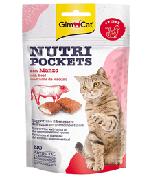 Gimcat GimCat Nutri Pockets With Beef 60g