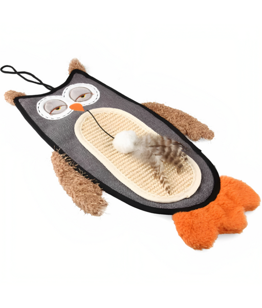 GiGwi Owl Cat Scratcher With Catnip L40xW20cm GiGwi