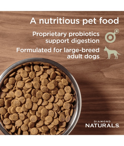 Diamond Naturals - Large Breed Adult Dog Lamb Meal & Rice Formula 15kg