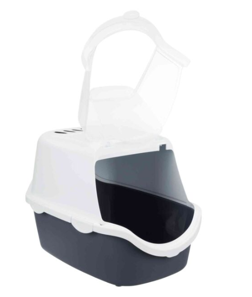 Trixie Vico Open Top Litter Tray, with Hood 40 × 40 × 56 cm Trixie