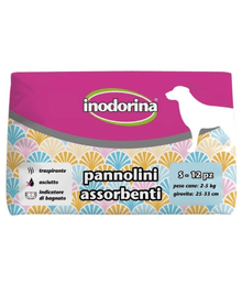 Inodorina Inodorina Absorbent Diapers (S,M,L,XL) 12Pcs