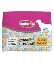 Inodorina Absorbent Diapers (S,M,L,XL) 12Pcs
