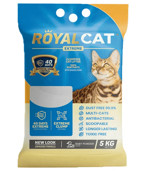 Royal Cat Cat Litter Baby Powder Scent Odor Control 5kg-10kg Royal Cat