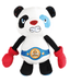 GiGwi Rock Zoo King Boxer Panda with Squeaker Plush/Bungee Arm GiGwi